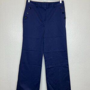 Brooks Brothers Womens Sz 8 Navy Sailor Nautical Natalie Pants